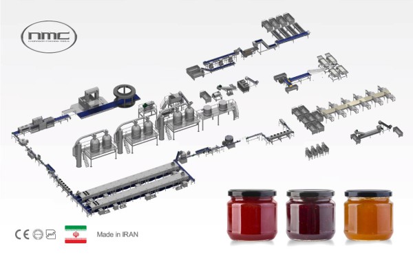 ماشین آلات خط تولید و بسته بندی مربا ، مارمالاد و عسل ماشین آلات خط تولید و بسته بندی مربا ، مارمالاد و عسل