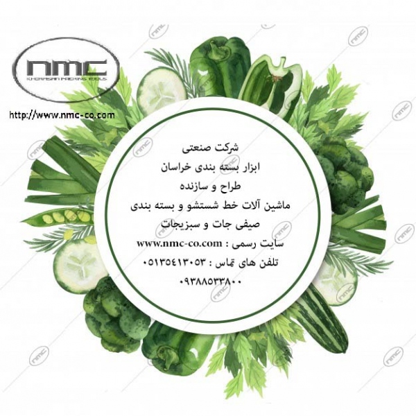 شستشو اتوماتیک انواع سبزیجات , میوه جات و سبزیجات