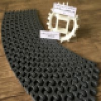 نوار مدولار پلاستیکی چرخشی گام 38 میلیمتر MPB38-Flex
